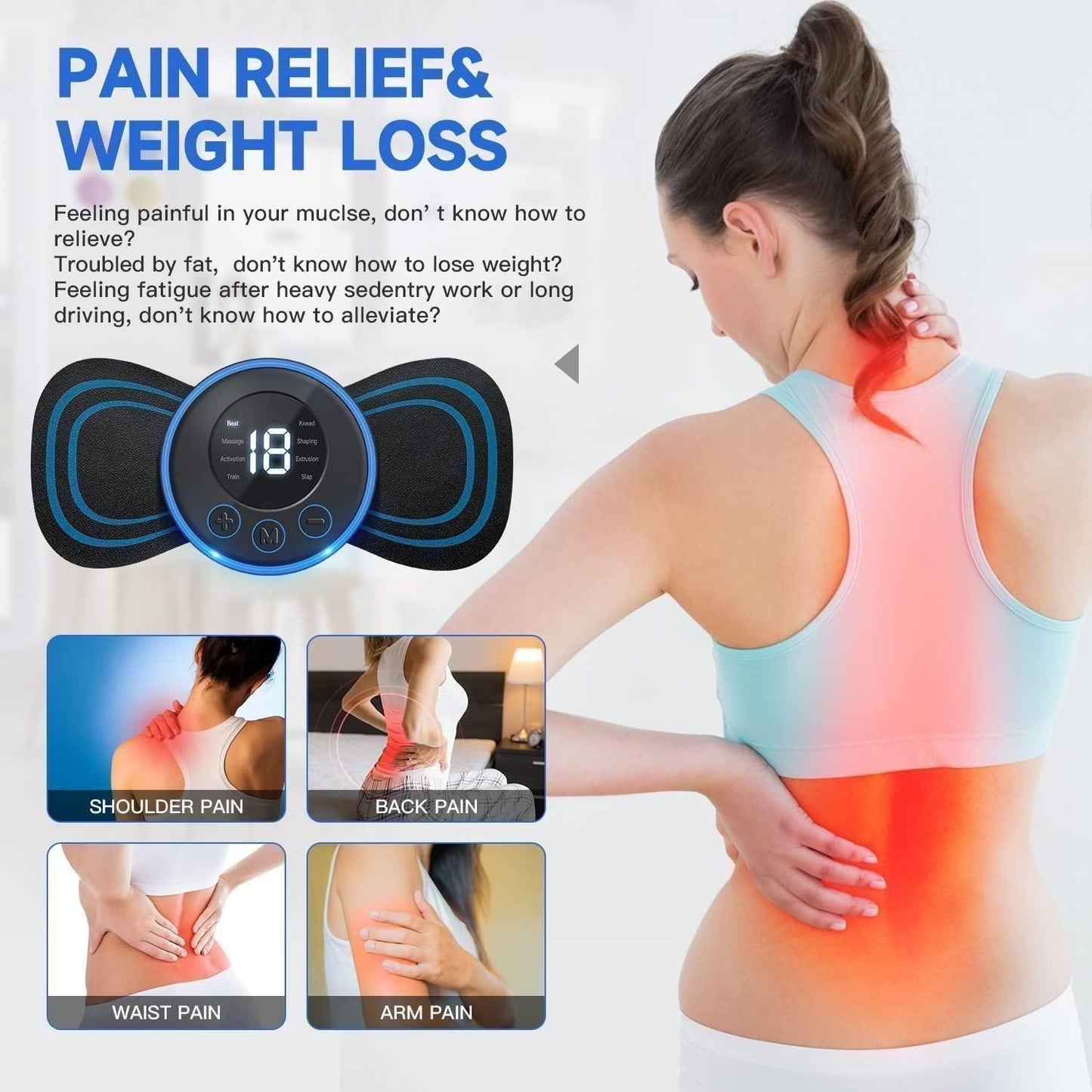 Saleastic Body Massager – Relax, Rejuvenate &  Relieve Muscle Tension Effortlessly!